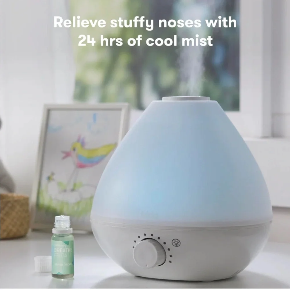Fridababy 3-in-1 Humidifier with Diffuser and Nightlight - White